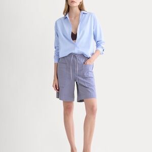 Everlane Women's Easy Cargo Short in Velvet Morning/Mocha, Size Large
